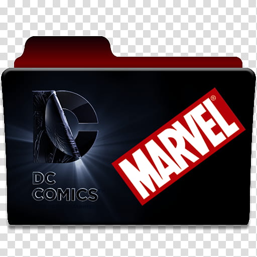 DC vs Marvel Folder Icon, DC vs Marvel transparent background PNG clipart