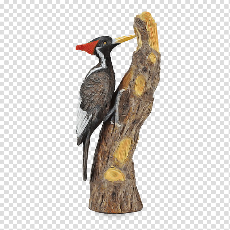 bird woodpecker pileated woodpecker hornbill piciformes, Beak, Hunting Decoy, Animal Figure, Coraciiformes, Ivorybilled Woodpecker transparent background PNG clipart