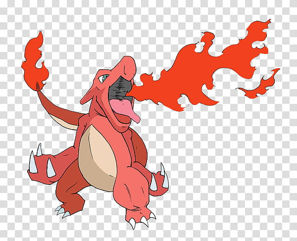 Ash into Charmeleon , Pokémon character transparent background PNG clipart