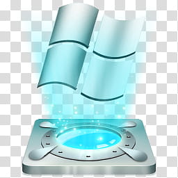 Hologram Dock icons v  , Windows, Microsoft Windows logo transparent background PNG clipart