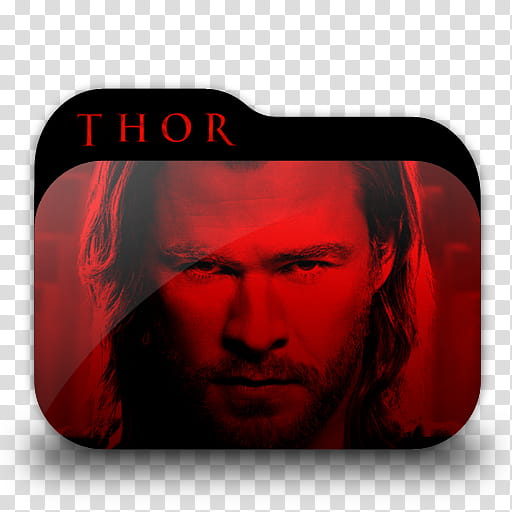 Movie Folders , Thor poster-printed file folder icon transparent background PNG clipart