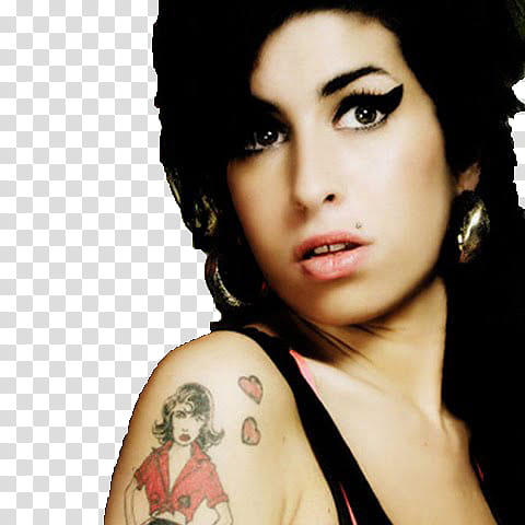 Amy Winehouse transparent background PNG clipart