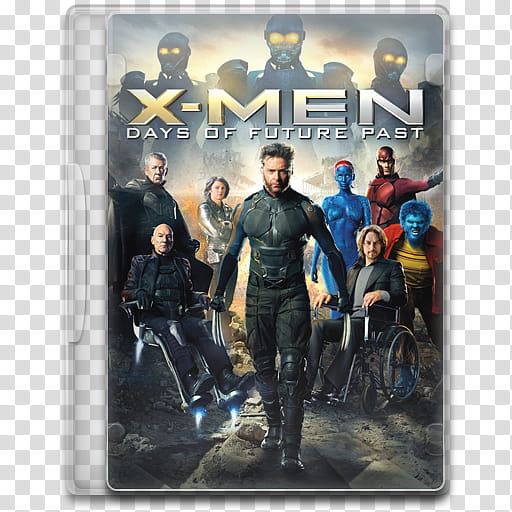 Movie Icon Mega , X-Men, Days of Future Past, X-Men Days of Future Past DVD case transparent background PNG clipart