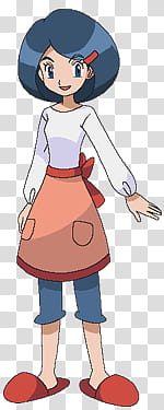 Pokemon, blue-haired female character illustration transparent background PNG clipart