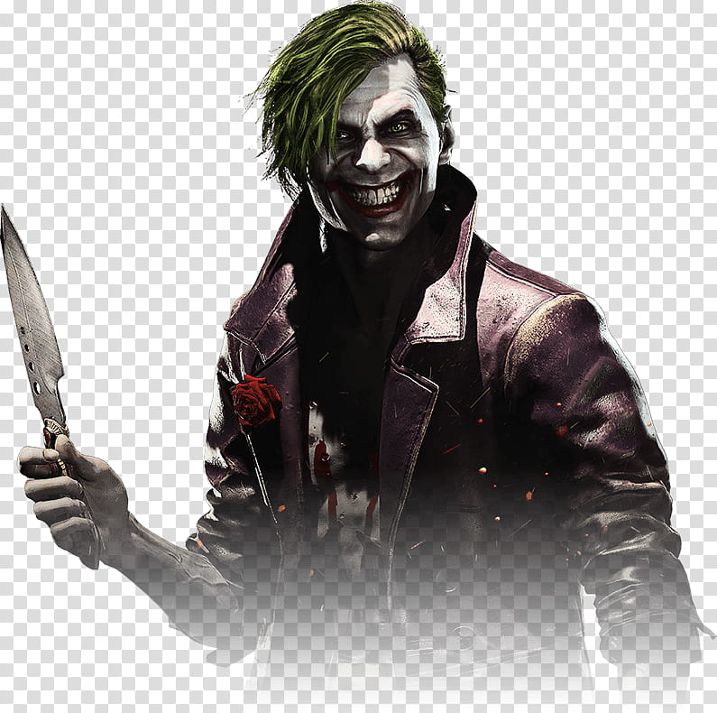 Joker Injustice  Portrait transparent background PNG clipart