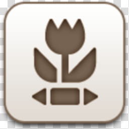 Albook extended sepia , flower icon transparent background PNG clipart