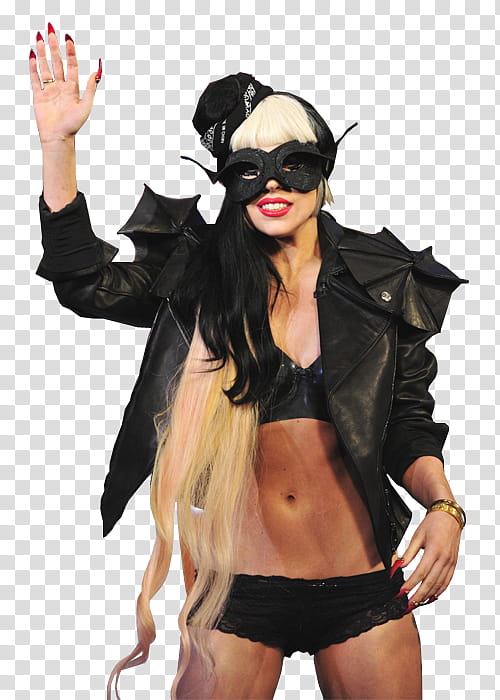 de Lady Gaga , woman raising her right hand transparent background PNG clipart