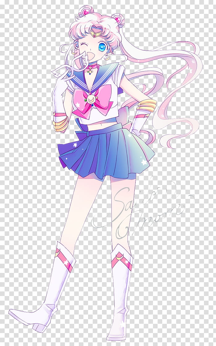 Sailor Moon Prototype Moon render, Sailormoon illustration transparent background PNG clipart