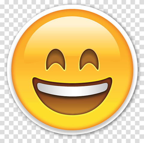 EMOJI STICKER , smiling emoji illustration transparent background