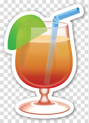 EMOJI STICKER , glass of juice transparent background PNG clipart