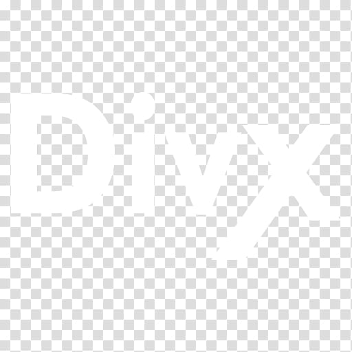 Black n White, Divx logo transparent background PNG clipart