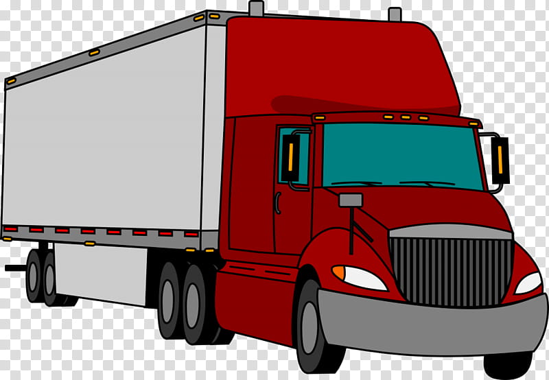 Car, Semitrailer Truck, Tractor Unit, Commercial Vehicle, Caravan, Land Vehicle, Transport, Freight Transport transparent background PNG clipart