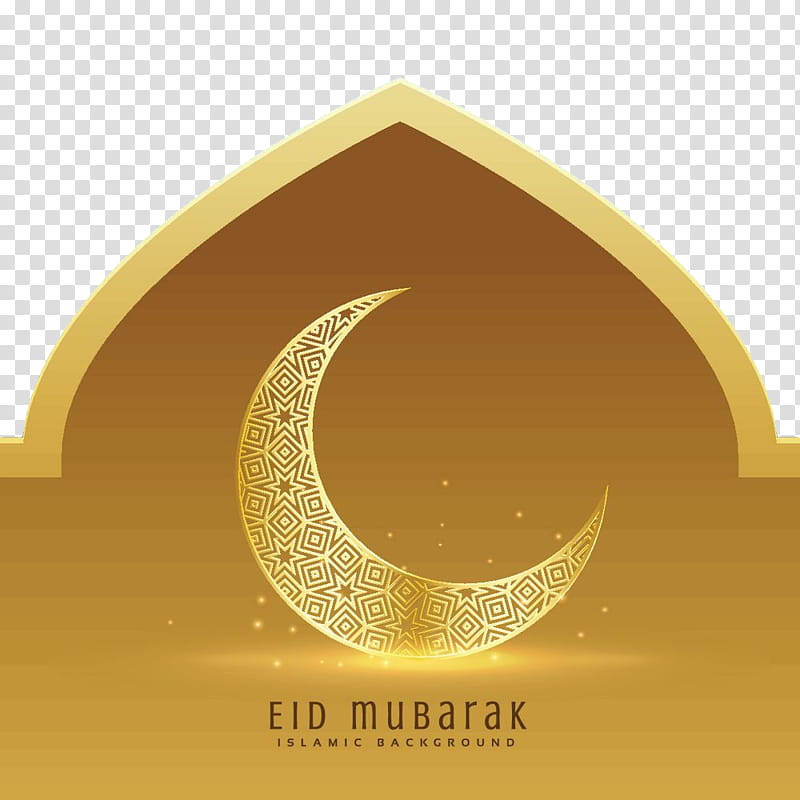 Ramadan Gold Crescent Moon HD PNG