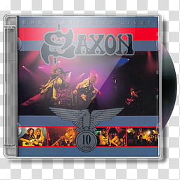 Saxon, , Greatest Hits Live icon transparent background PNG clipart