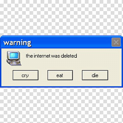 s, warning the internet was deleted icon transparent background PNG clipart