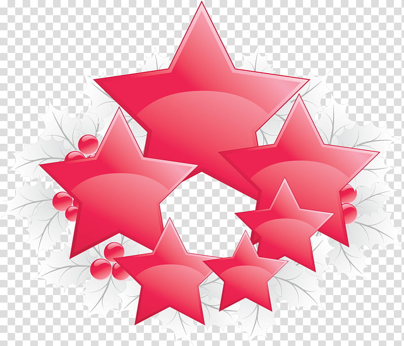 Red Star, Threedimensional Space, Music , Petal transparent background PNG clipart