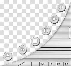 CornerAmp  , gray media player control panel transparent background PNG clipart