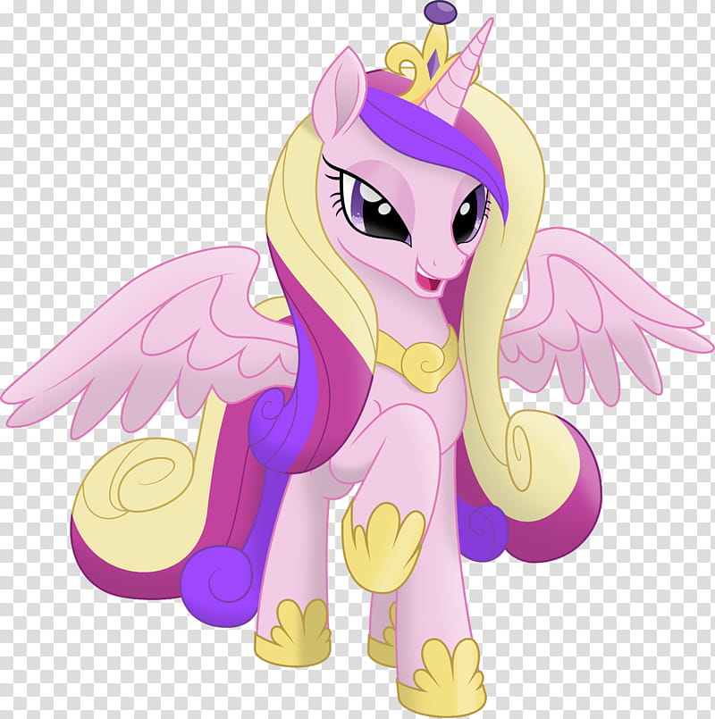 Princess Cadance The Movie, pink, purple, and yellow My Little Pony transparent background PNG clipart