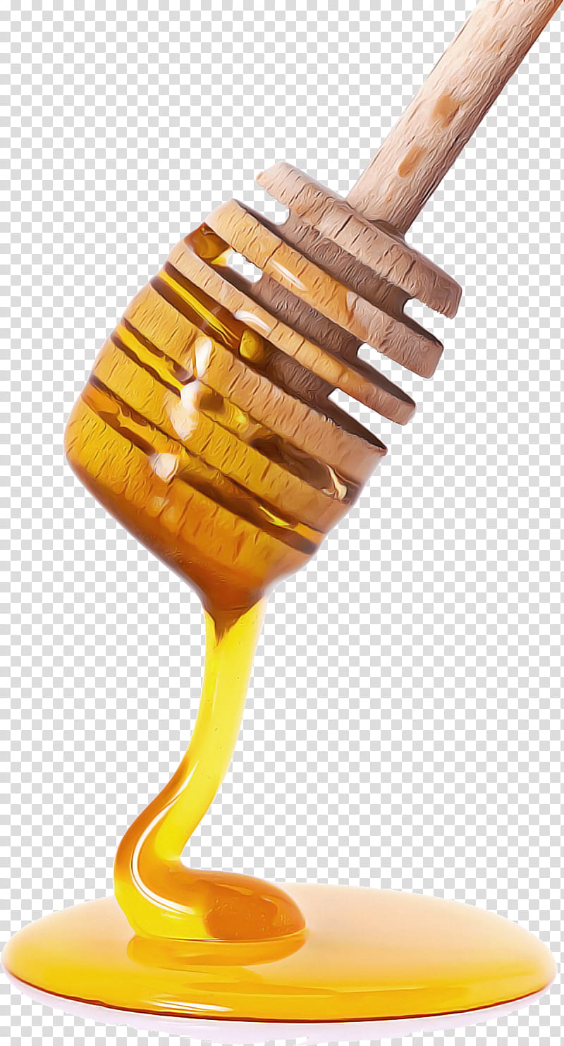Honey, Honinglepel, Honeycomb, Honey Bee, Food, Comb Honey, Dripping transparent background PNG clipart