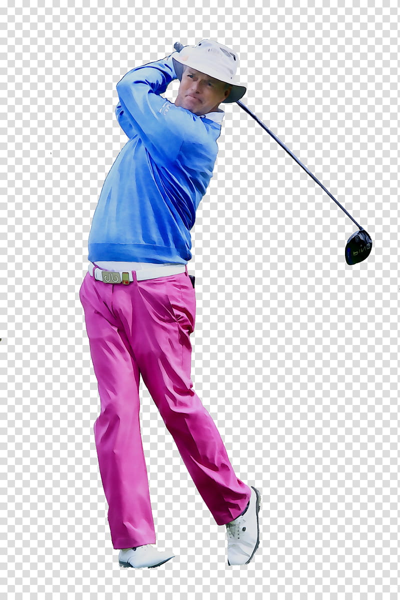 Golf Club, Baseball Bats, Purple, Golfer, Golf Equipment, Standing, Professional Golfer, Iron transparent background PNG clipart