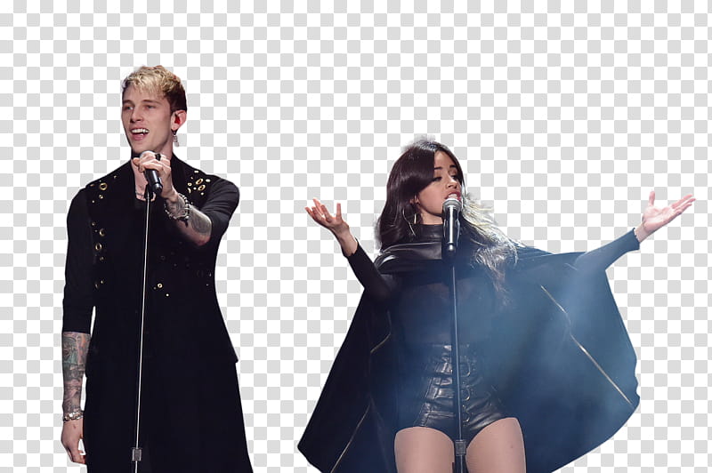 Camila Cabello y Machine Gun Kelly ,  transparent background PNG clipart