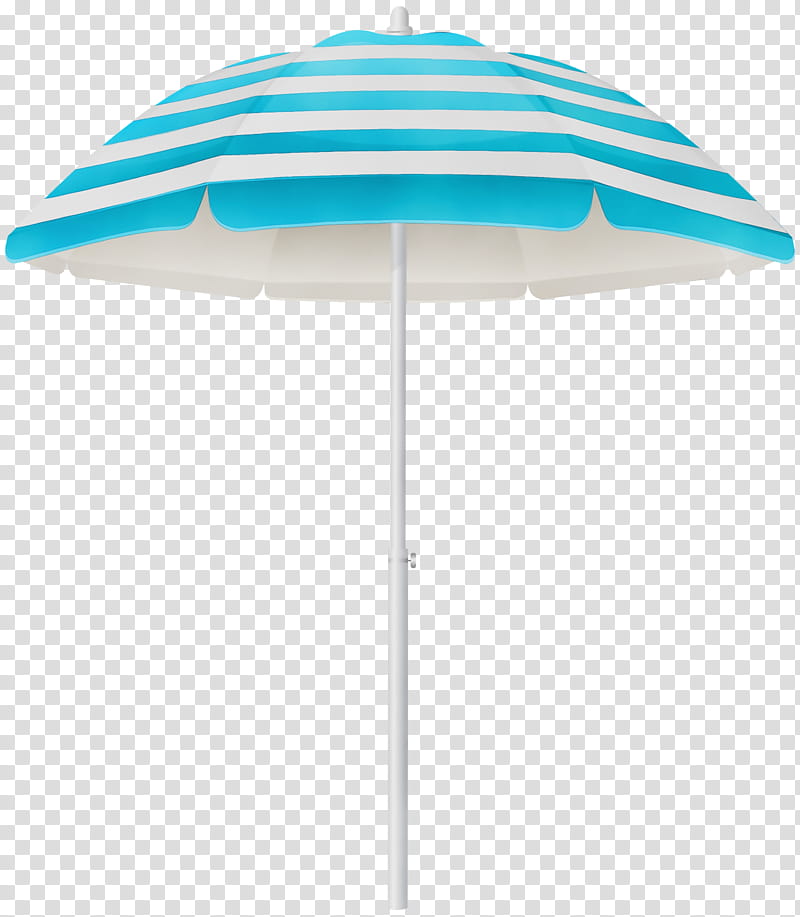 Beach, Watercolor, Paint, Wet Ink, Umbrella, Shade, Turquoise, Lampshade transparent background PNG clipart
