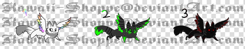 Winged Kitty Cat Batch OPEN transparent background PNG clipart