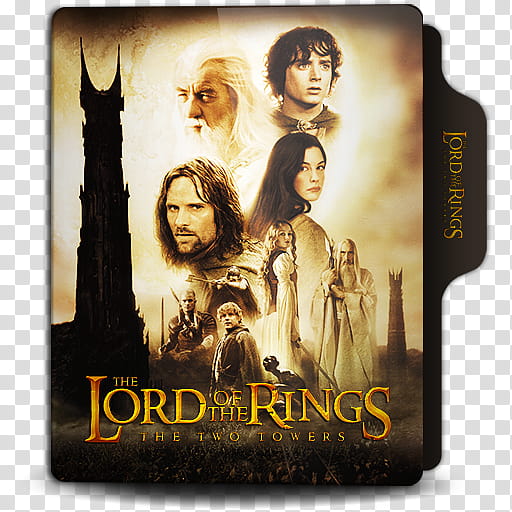 The Lord of the Rings Collection Folder Icon, The Lord of the Rings The Two Towers transparent background PNG clipart