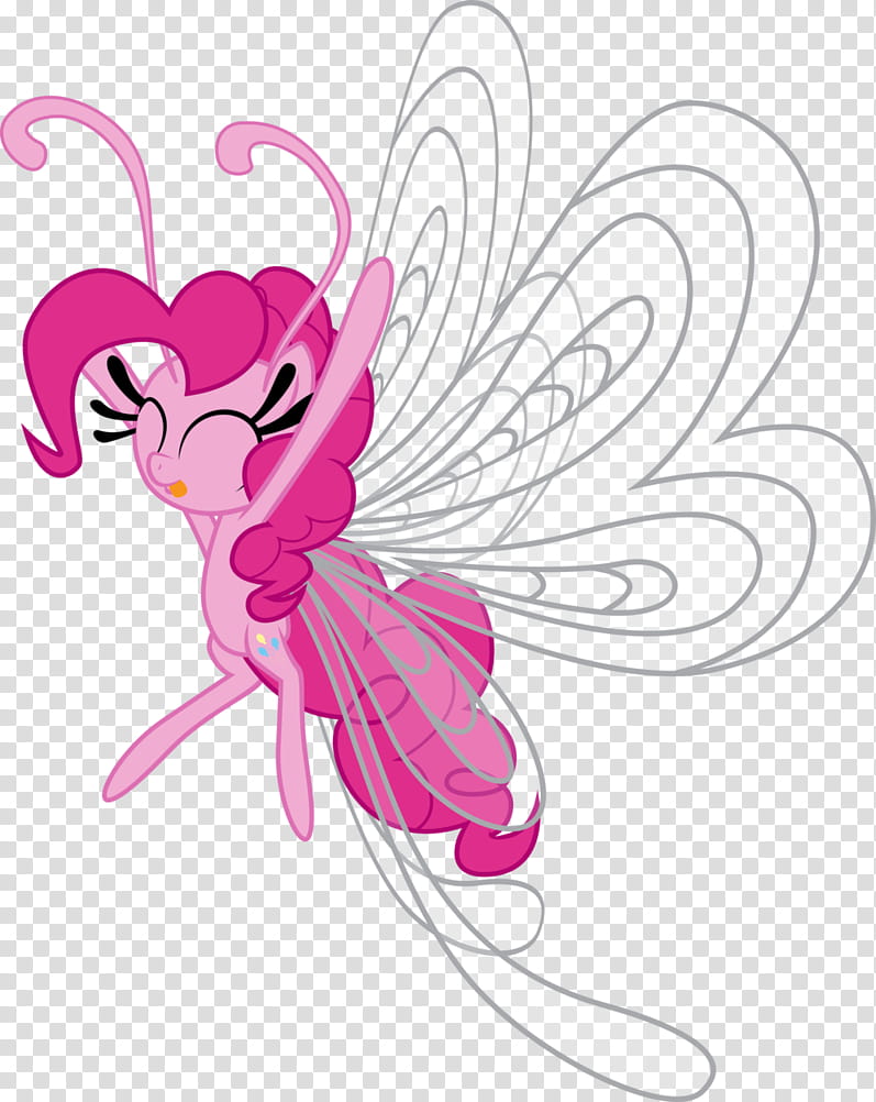 Butterfly Design, Pinkie Pie, Twilight Sparkle, Rainbow Dash, Pony, Fluttershy, Princess Luna, Applejack transparent background PNG clipart