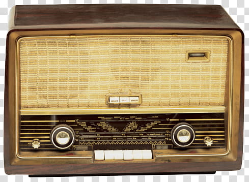 brown transistor radio transparent background PNG clipart