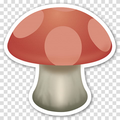 EMOJI STICKER , red mushroom transparent background PNG clipart