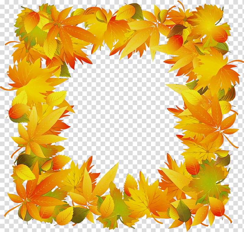 Autumn Watercolor, Paint, Wet Ink, Thanksgiving, Frames, Leaf, Silhouette, Desktop transparent background PNG clipart