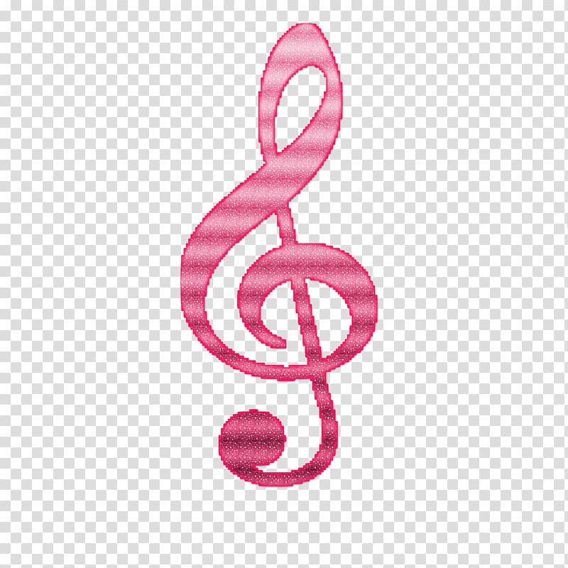 pink music note clipart