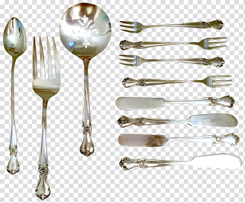 Silver, Fork, David, Spoon, Knife, Tableware, Table Setting, Cutlery transparent background PNG clipart
