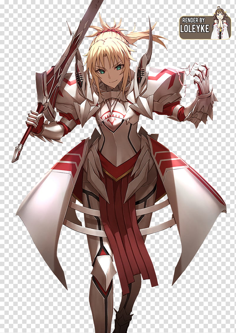 Render Mordred, Fate Stay character illustration transparent background PNG clipart