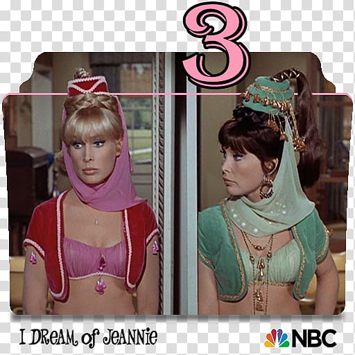 I Dream of Jeannie series and season folder icons, I Dream of Jeannie S ( transparent background PNG clipart