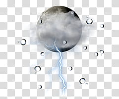 Touch Diamond Weather, black moon and lightning art transparent background PNG clipart