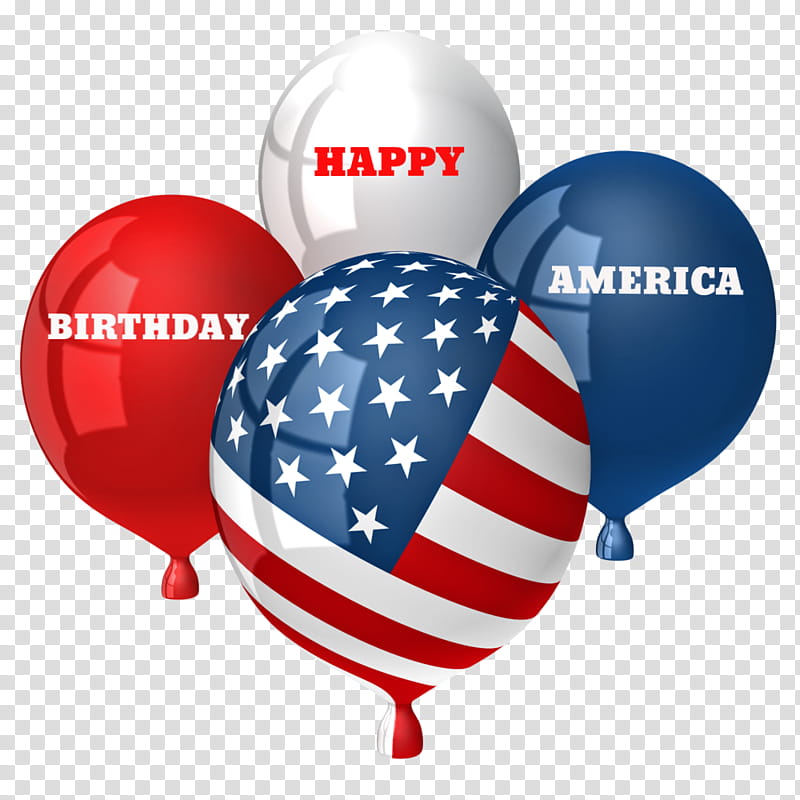 red white and blue balloon images clipart