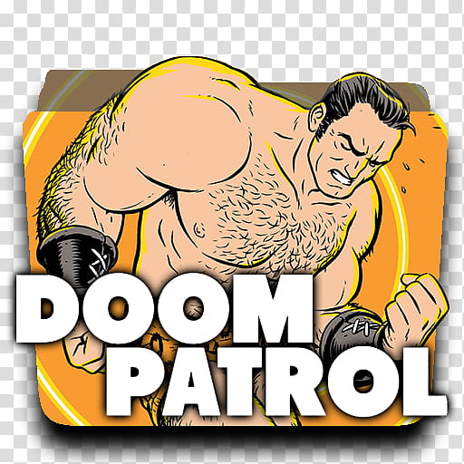 DC Rebirth MEGA Icon v Young Animal, Doom-Patrol-v. transparent background PNG clipart