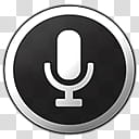 MetroDroid, grey and black Microphone logo transparent background PNG clipart