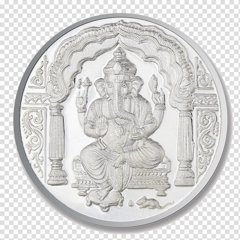 Ganesha Drawing, Silver Coin, Jewellery, Coin Collecting, Lakshmi, Fineness, Bis Hallmark, Gold transparent background PNG clipart