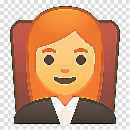 Smiley Emoji, Judge, Human Skin Color, Woman, Justice, Olive Skin, Light Skin, Cartoon transparent background PNG clipart