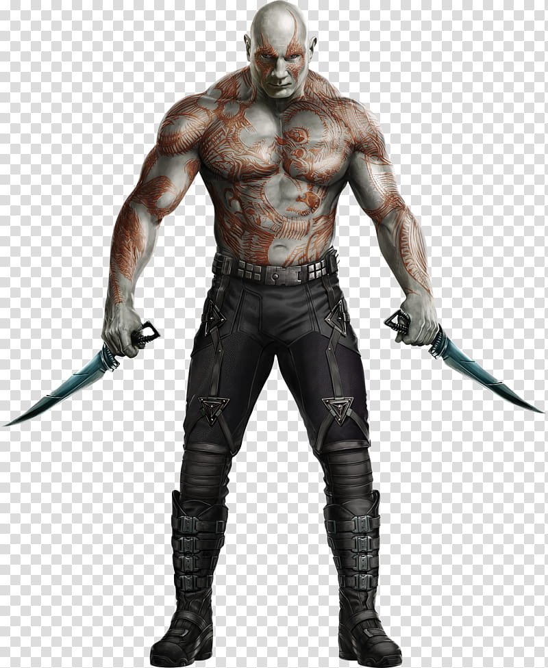 Drax The Destroyer transparent background PNG clipart