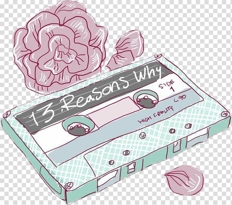 Tape, Clay Jensen, Hannah Baker, Thirteen Reasons Why, Cassette Tape, Drawing, Mixtape, Television transparent background PNG clipart