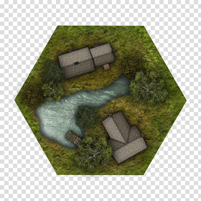 RPG Map Tiles , house near river with green grass field transparent background PNG clipart