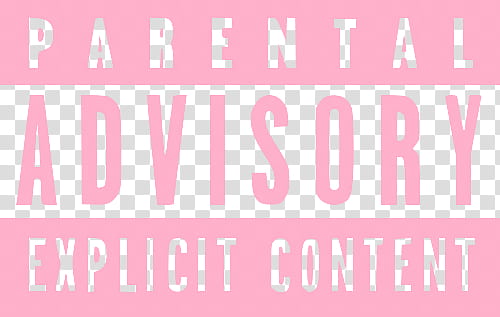 Pink Descarga libre, parental advisory explicit content transparent background PNG clipart
