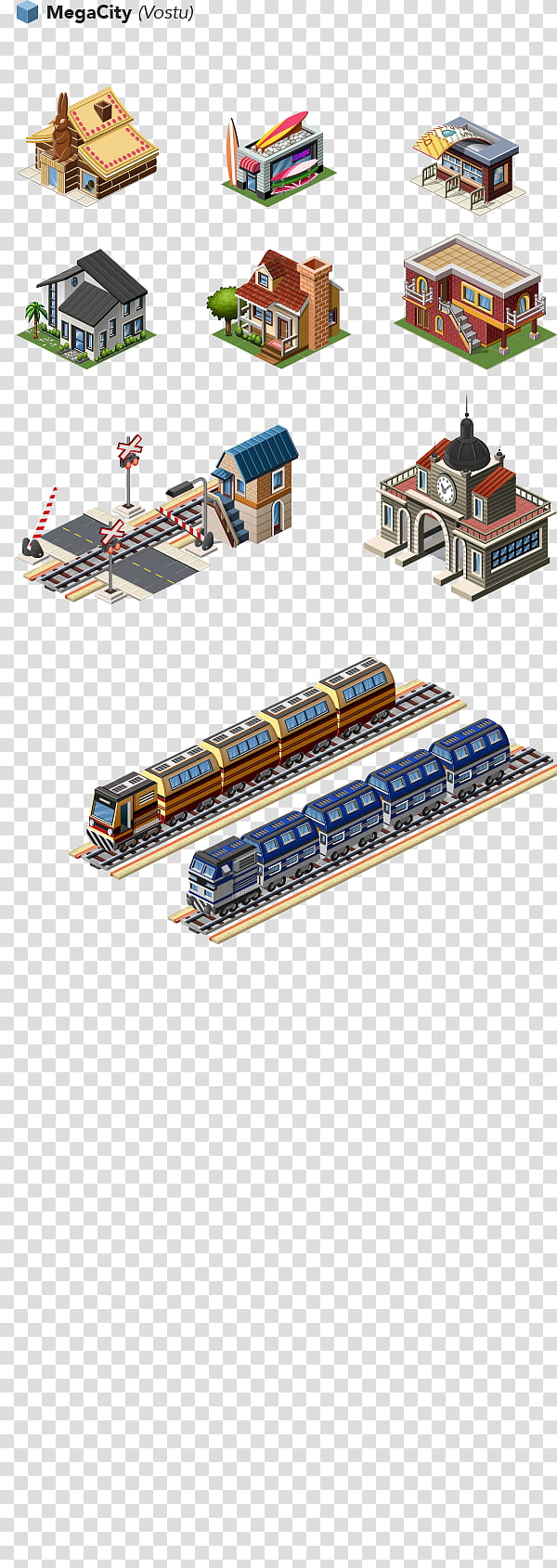 Пиксельный поезд