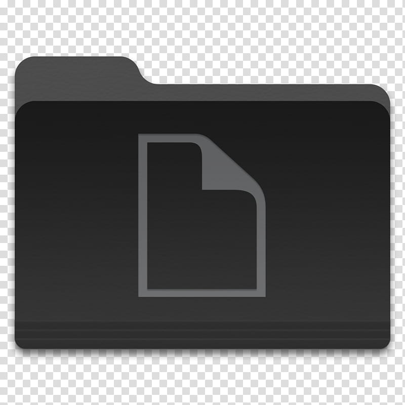 Dark Folder for Mac, Documents icon transparent background PNG clipart