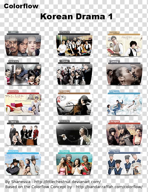 Korean Drama  Colorflow, Colorflow Korean Drama folder illustration transparent background PNG clipart