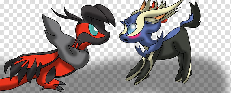 Chibi Xerneas And Yveltal transparent background PNG clipart